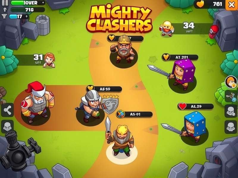 Mighty Clashers Battle Formation